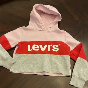 Levi's Kids Pink and Red Hoodie